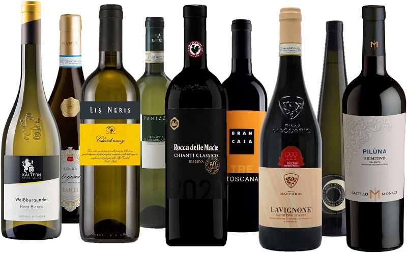 Weinpaket Weinreise Italien